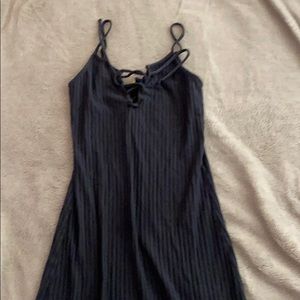 Long lace up dress